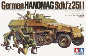 Tamiya 1/35 Hanomag sdkfz 251/1 pienoismalli