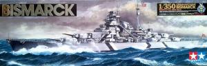 1/350 Bismarck with display stand 