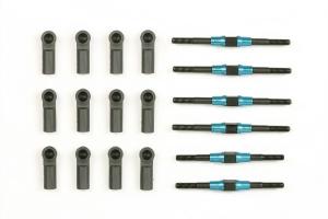 Tamiya DF-03 Hard turnbuckle shaft varaosa