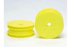 Tamiya DN-01 F dish wheels fluo Yellow varaosa