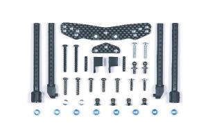 Tamiya TT-01E carbon damper stay R varaosa