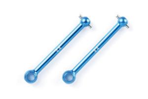 Tamiya 44mm LW rear swing shaft blue varaosa