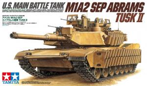 Tamiya 1/35 US M1A2 SEP Abrams TUSK II pienoismalli
