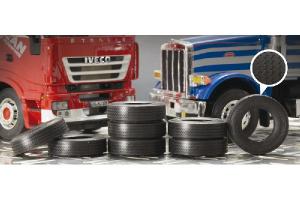 Italeri 1/24 Truck Rubber Tyres (8x)
