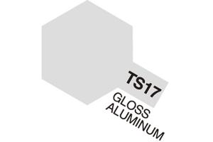 Tamiya TS-17 Gloss Aluminum spraymaali