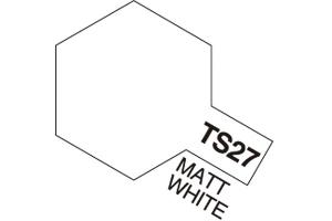 Tamiya TS-27 Matt White spraymaali