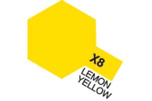 Tamiya Acrylic Mini X-8 Lemon Yellow akryylimaali