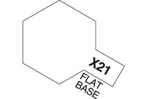 Tamiya Acrylic Mini X-21 Flat Base akryylimaali