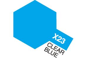 Tamiya Acrylic Mini X-23 Clear Blue akryylimaali