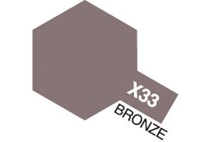 Tamiya Acrylic Mini X-33 Bronze akryylimaali