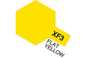 Tamiya Acrylic Mini XF-3 Flat Yellow akryylimaali