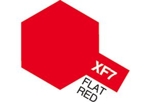 Tamiya Acrylic Mini XF-7 Flat Red akryylimaali