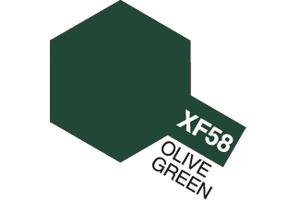 Tamiya Acrylic Mini XF-58 Olive Green akryylimaali