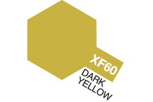 Tamiya Acrylic Mini XF-60 Dark Yellow akryylimaali