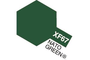 Tamiya Acrylic Mini XF-67 NATO Green akryylimaali
