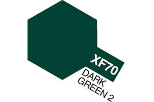 Tamiya Acrylic Mini XF-70 Dark Green 2 akryylimaali