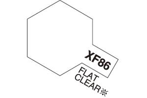 Tamiya Acrylic Mini XF-86 Flat Clear akryylilakka