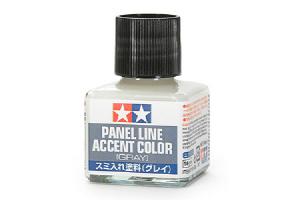 Tamiya Panel Line Accent Color Gray maalipesu