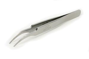 HG Angled Tweezers Round Tip