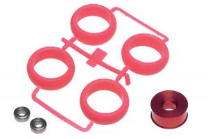 Alu. Wheelie Roller Set (Red)