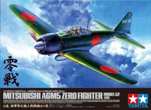 Tamiya 1/32 A6M5 Zero Model 52 (Zeke) pienoismalli