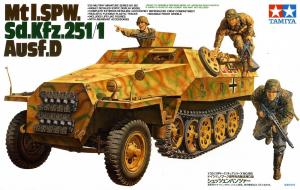 Tamiya 1/35 Sd.Kfz. 251/1 Ausf.D pienoismalli