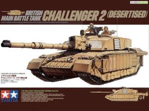 Tamiya 1/35 British MBT CHALLENGER 2 (Desert) pienoismalli