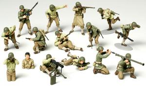 Tamiya 1/48 WWII U.S. Army Infantry GI Set figuuri
