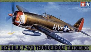 Tamiya 1/48 P-47D Thunderbolt Razorback pienoismalli