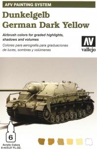 German Dark Yellow paint set