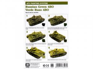 Russian Green 4BO paint set