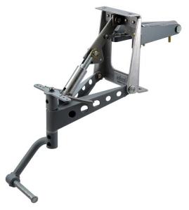 Pneumatic retract tailwheel Le