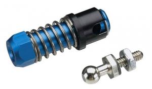 Aluminum Ball Connector 4-40 with locking sleeve