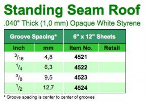 Roof sheet 1x150x300mm 0.65spa