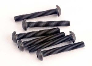 Traxxas Screws M3x20 Button-head Hex Socket (6) TRX2580