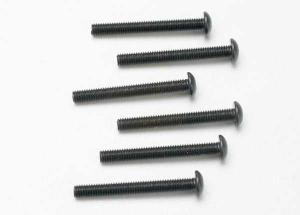 Traxxas Screws M3x25 Button-head Hex Socket (6) TRX2581