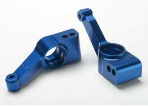 Traxxas Carriers, Stub Axle Rear Aluminium Blue (2) TRX1952X