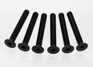 Traxxas Screws M4x30mm Countersunk Hex Socket (6) TRX2533