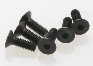 Traxxas Screws M4x12mm Countersunk Hex Socketv (6) TRX2542
