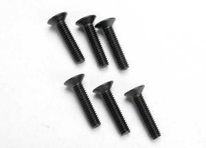 Traxxas Screws M4x18mm Countersunk Hex Socket (6) TRX2547