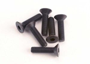 Traxxas Screws M3x12mm Countersunk Hex Socket (6) TRX2552