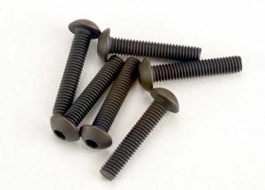 Traxxas Screws M3x15 Button-head Hex Socket (6) TRX2579