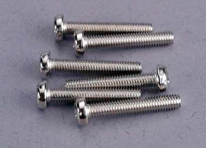 Traxxas Screws M3x18mm Roundhead (6) TRX2565