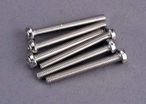 Traxxas Screws M3x25mm Roundhead (6) TRX2569