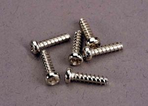 Traxxas Screws 2,6x10mm Self-tapping (6) TRX2673
