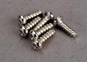 Traxxas Screws 2x6mm Self-tapping (6) TRX2674