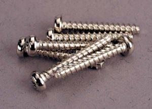 Traxxas Screws, 3x20mm roundhead self-tapping (6) TRX2678