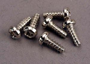 Traxxas Screws 3x8mm Self-tapping (6) TRX2682