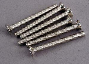 Traxxas Screws M3x30mm Countersunk (6) TRX3163