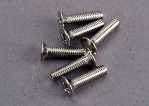 Traxxas Screws M3x12mm Countersunk (6) TRX3178
